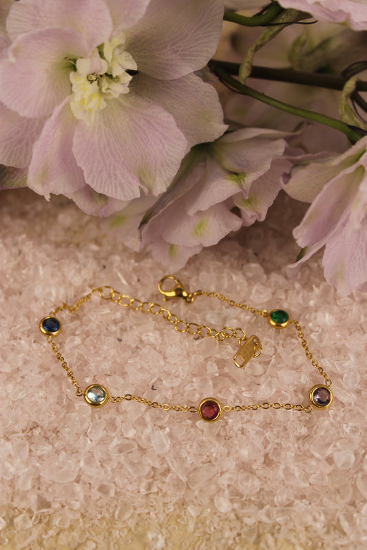 Armband Pietra colorata