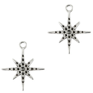 Stern mit schwarzen Punkten